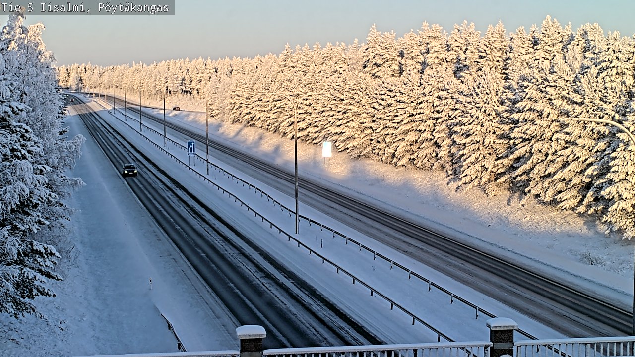Weather Camera Image Väg 5 Idensalmi, Pöytäkangas, Iisalmi, Pohjois-Savo