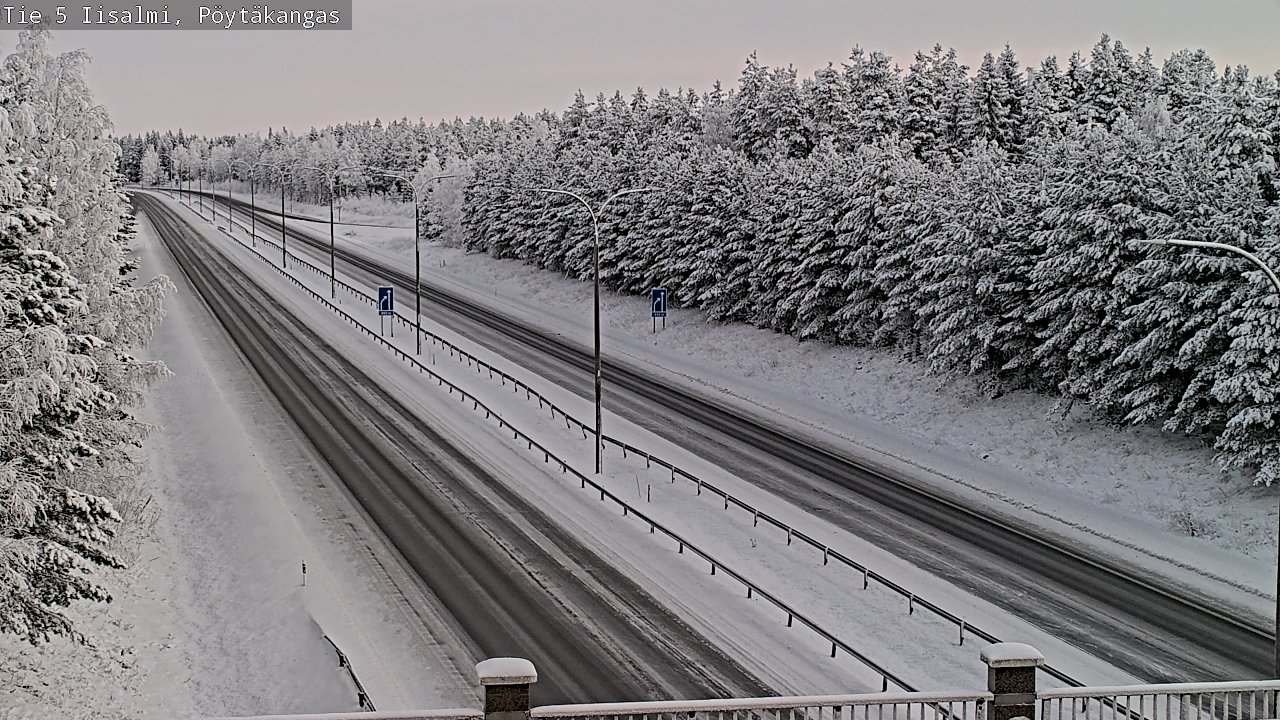 Weather Camera Image Väg 5 Idensalmi, Pöytäkangas, Iisalmi, Pohjois-Savo