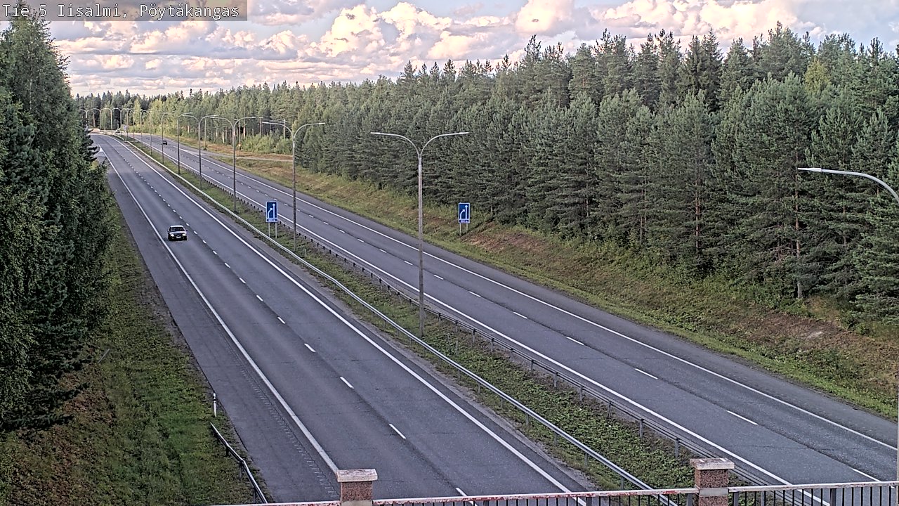 Weather Camera Image Road 5 Iisalmi, Pöytäkangas, Iisalmi, Pohjois-Savo