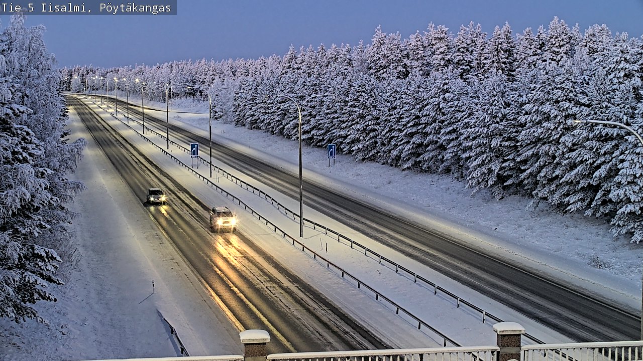 Weather Camera Image Väg 5 Idensalmi, Pöytäkangas, Iisalmi, Pohjois-Savo