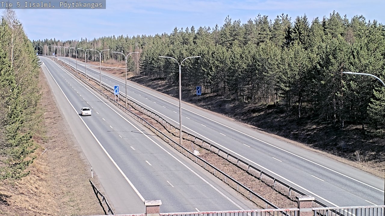Weather Camera Image Väg 5 Idensalmi, Pöytäkangas, Iisalmi, Pohjois-Savo