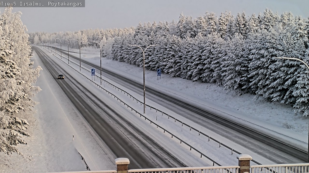 Weather Camera Image Väg 5 Idensalmi, Pöytäkangas, Iisalmi, Pohjois-Savo