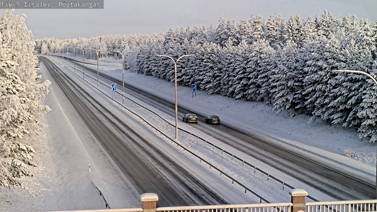Weather Camera Image Väg 5 Idensalmi, Pöytäkangas, Iisalmi, Pohjois-Savo