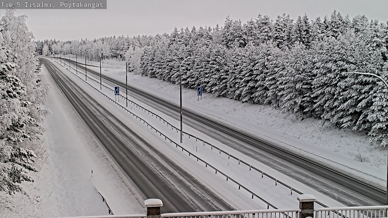 Weather Camera Image Väg 5 Idensalmi, Pöytäkangas, Iisalmi, Pohjois-Savo