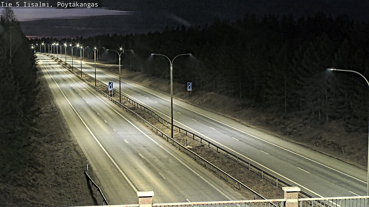 Weather Camera Image Väg 5 Idensalmi, Pöytäkangas, Iisalmi, Pohjois-Savo