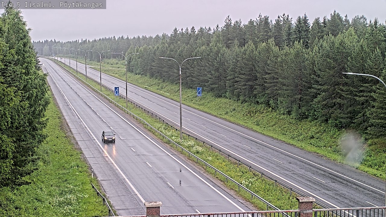 Weather Camera Image Väg 5 Idensalmi, Pöytäkangas, Iisalmi, Pohjois-Savo