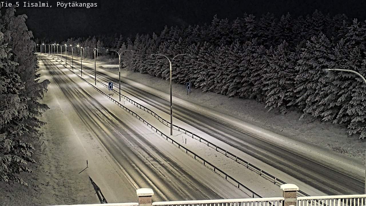 Weather Camera Image Väg 5 Idensalmi, Pöytäkangas, Iisalmi, Pohjois-Savo