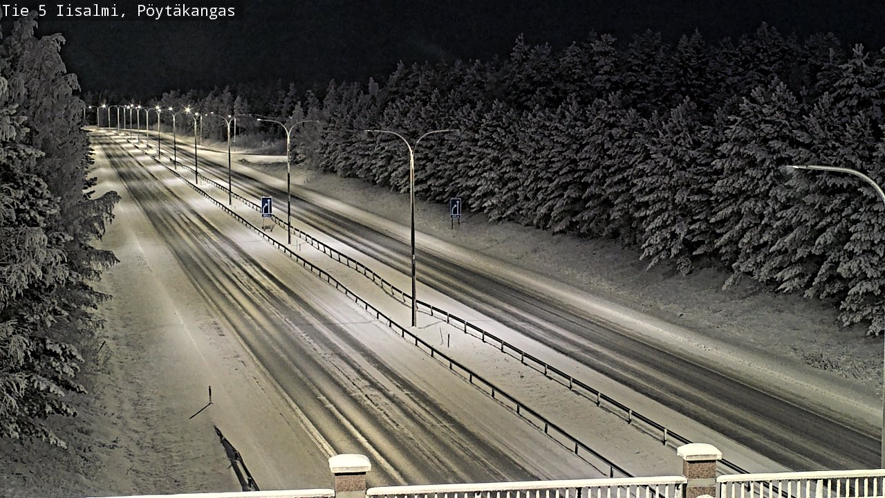 Weather Camera Image Väg 5 Idensalmi, Pöytäkangas, Iisalmi, Pohjois-Savo
