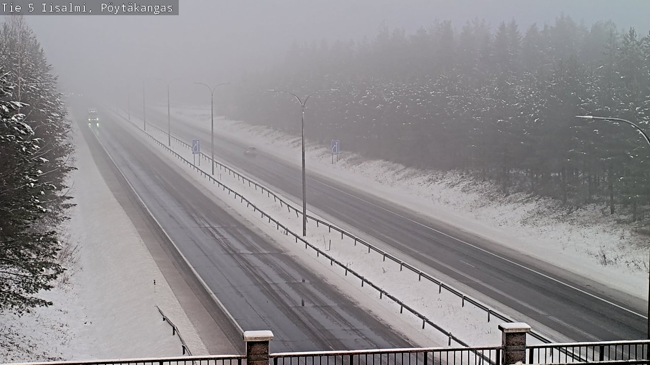 Weather Camera Image Road 5 Iisalmi, Pöytäkangas, Iisalmi, Pohjois-Savo