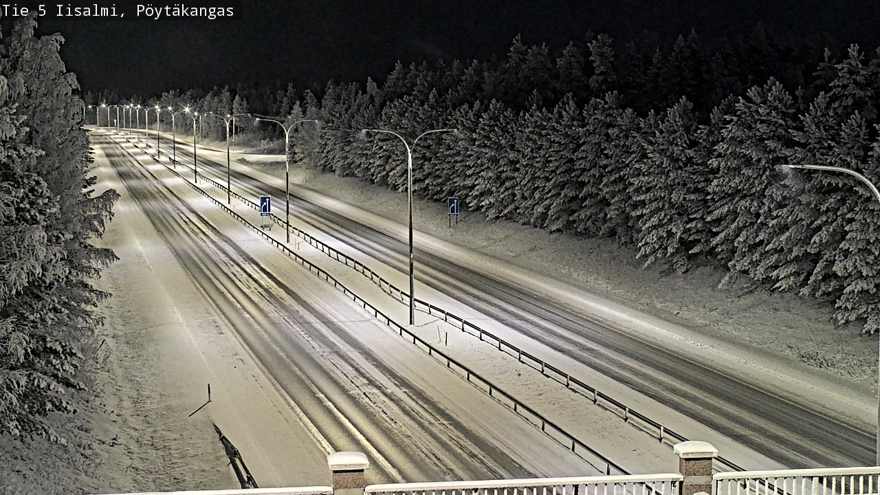 Weather Camera Image Väg 5 Idensalmi, Pöytäkangas, Iisalmi, Pohjois-Savo