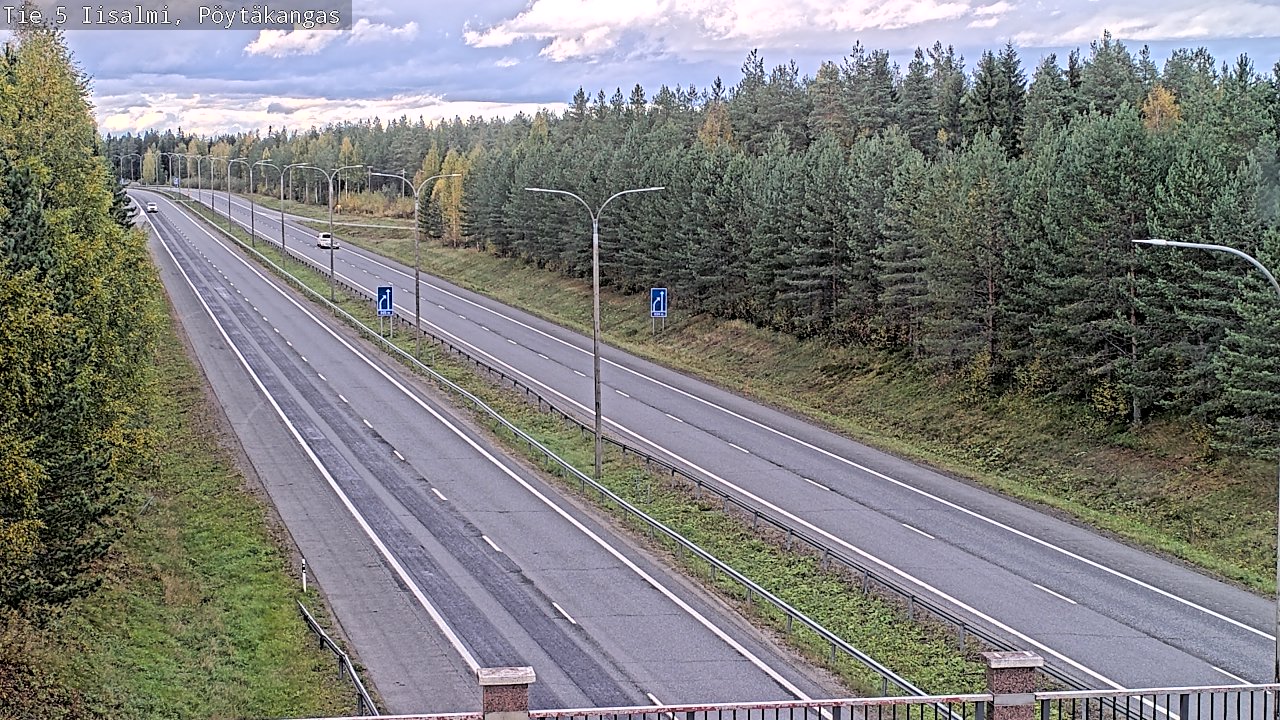 Weather Camera Image Road 5 Iisalmi, Pöytäkangas, Iisalmi, Pohjois-Savo