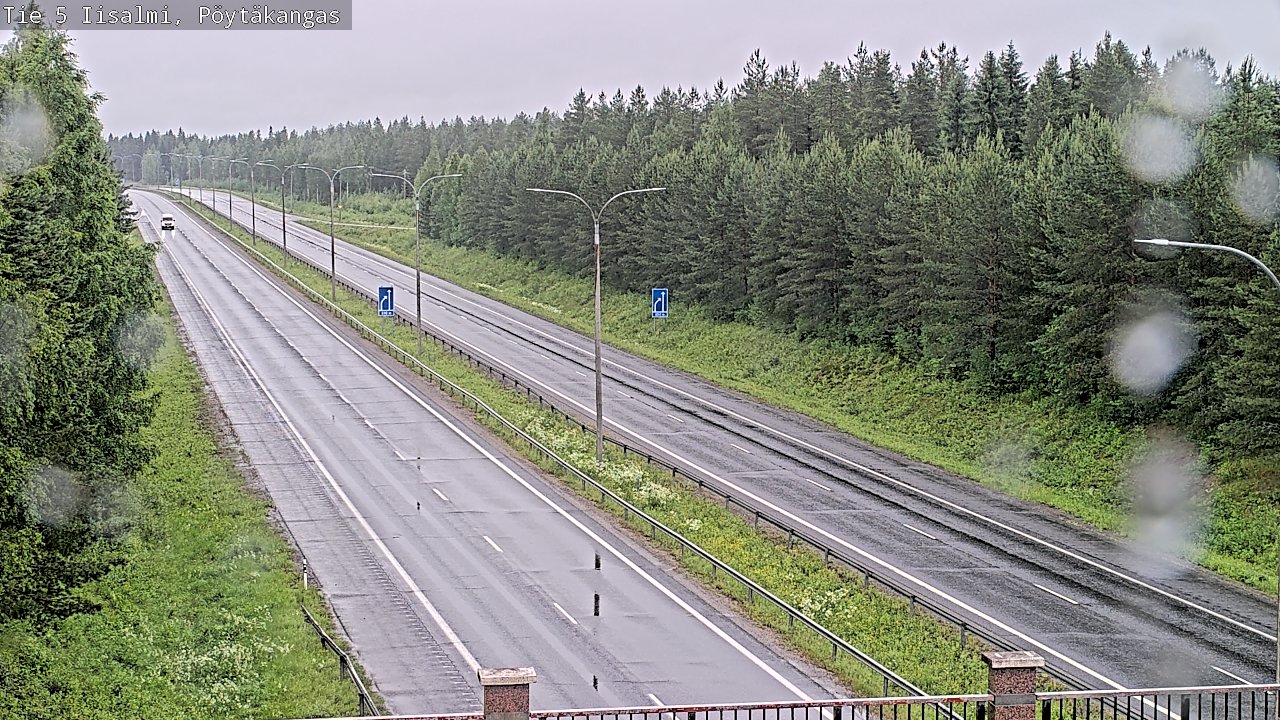 Weather Camera Image Väg 5 Idensalmi, Pöytäkangas, Iisalmi, Pohjois-Savo