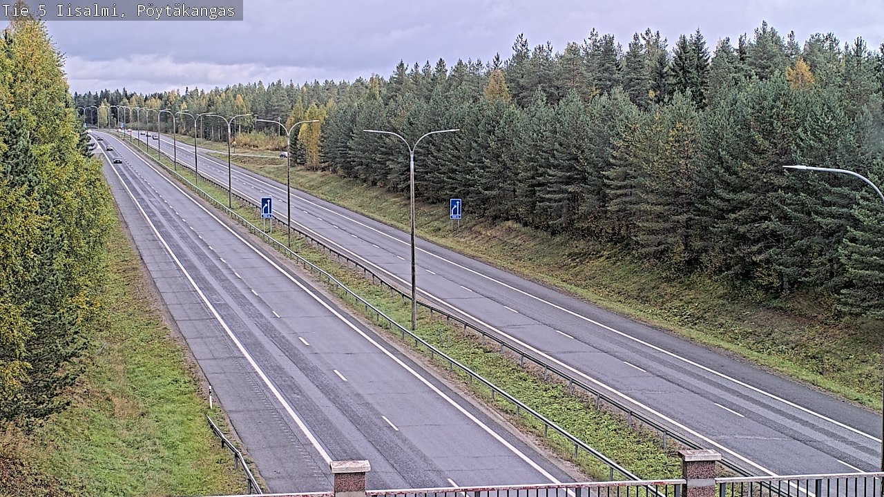 Kelikamerat Kuva Tie 5 Iisalmi, Pöytäkangas, Iisalmi, Pohjois-Savo