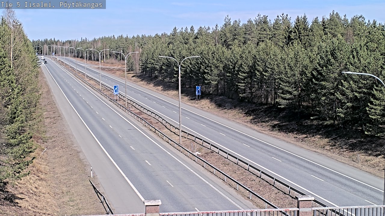 Weather Camera Image Väg 5 Idensalmi, Pöytäkangas, Iisalmi, Pohjois-Savo