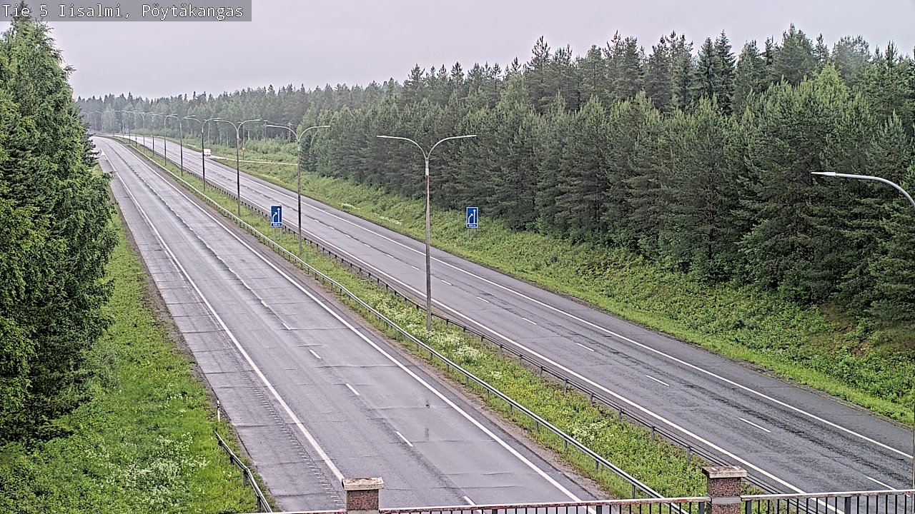 Weather Camera Image Väg 5 Idensalmi, Pöytäkangas, Iisalmi, Pohjois-Savo