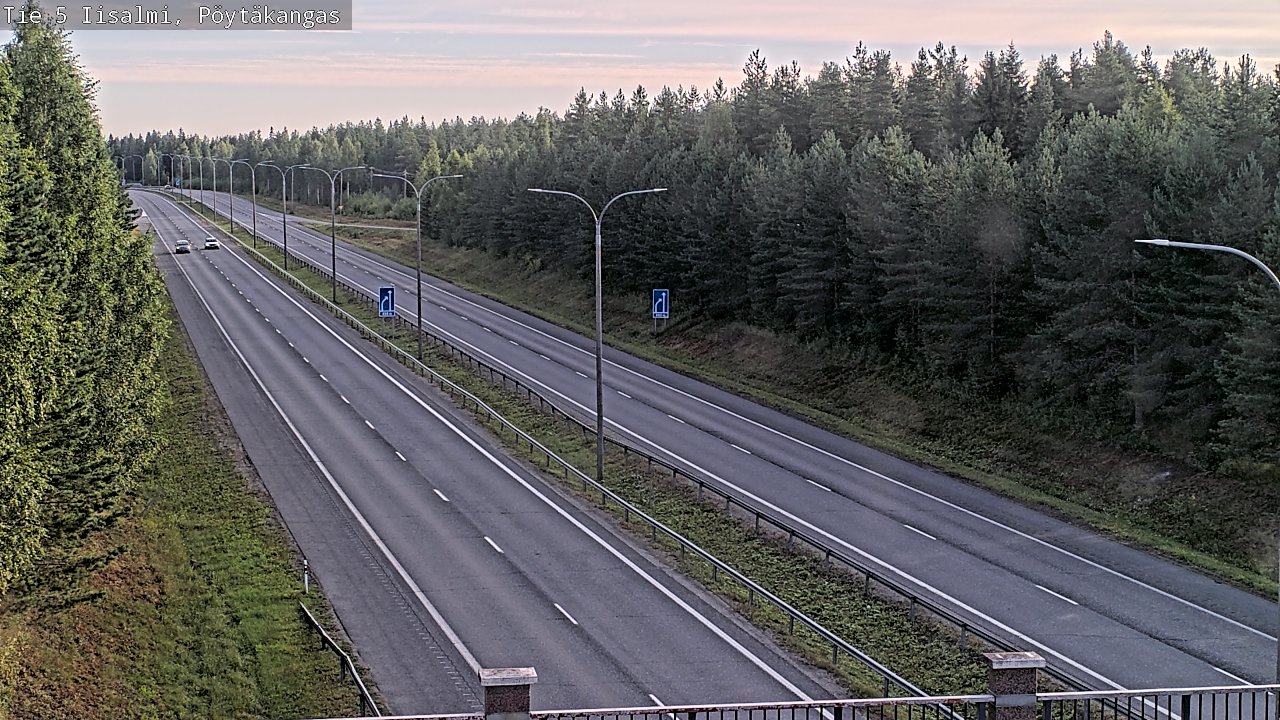 Weather Camera Image Väg 5 Idensalmi, Pöytäkangas, Iisalmi, Pohjois-Savo