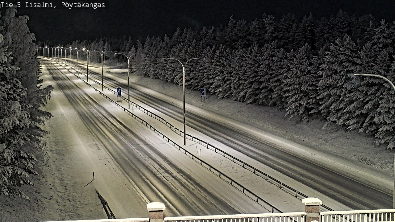 Weather Camera Image Väg 5 Idensalmi, Pöytäkangas, Iisalmi, Pohjois-Savo