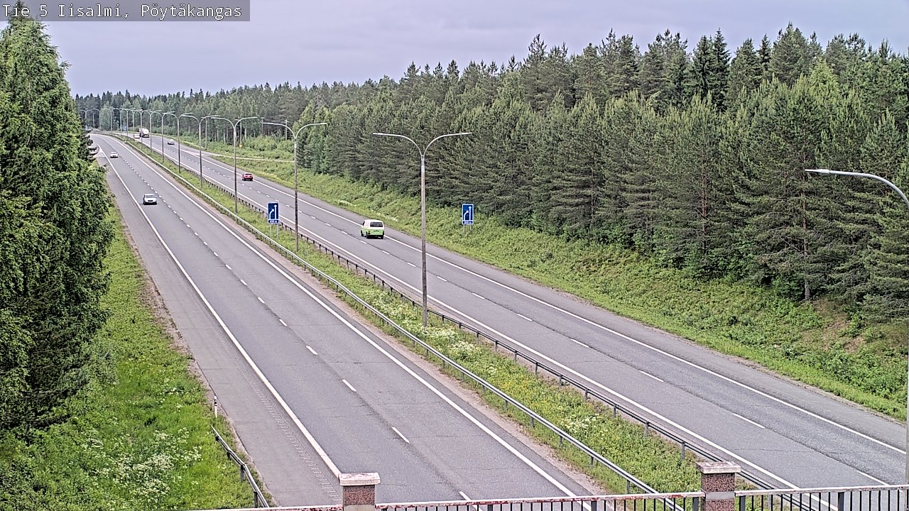 Kelikamerat Kuva Tie 5 Iisalmi, Pöytäkangas, Iisalmi, Pohjois-Savo