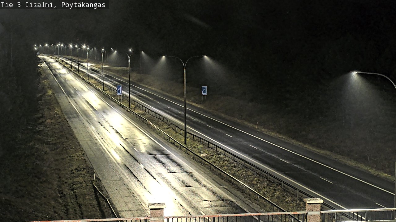 Weather Camera Image Road 5 Iisalmi, Pöytäkangas, Iisalmi, Pohjois-Savo