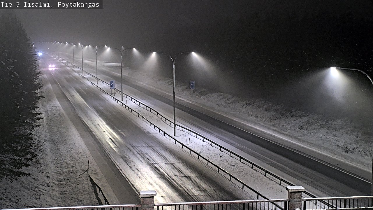 Weather Camera Image Road 5 Iisalmi, Pöytäkangas, Iisalmi, Pohjois-Savo
