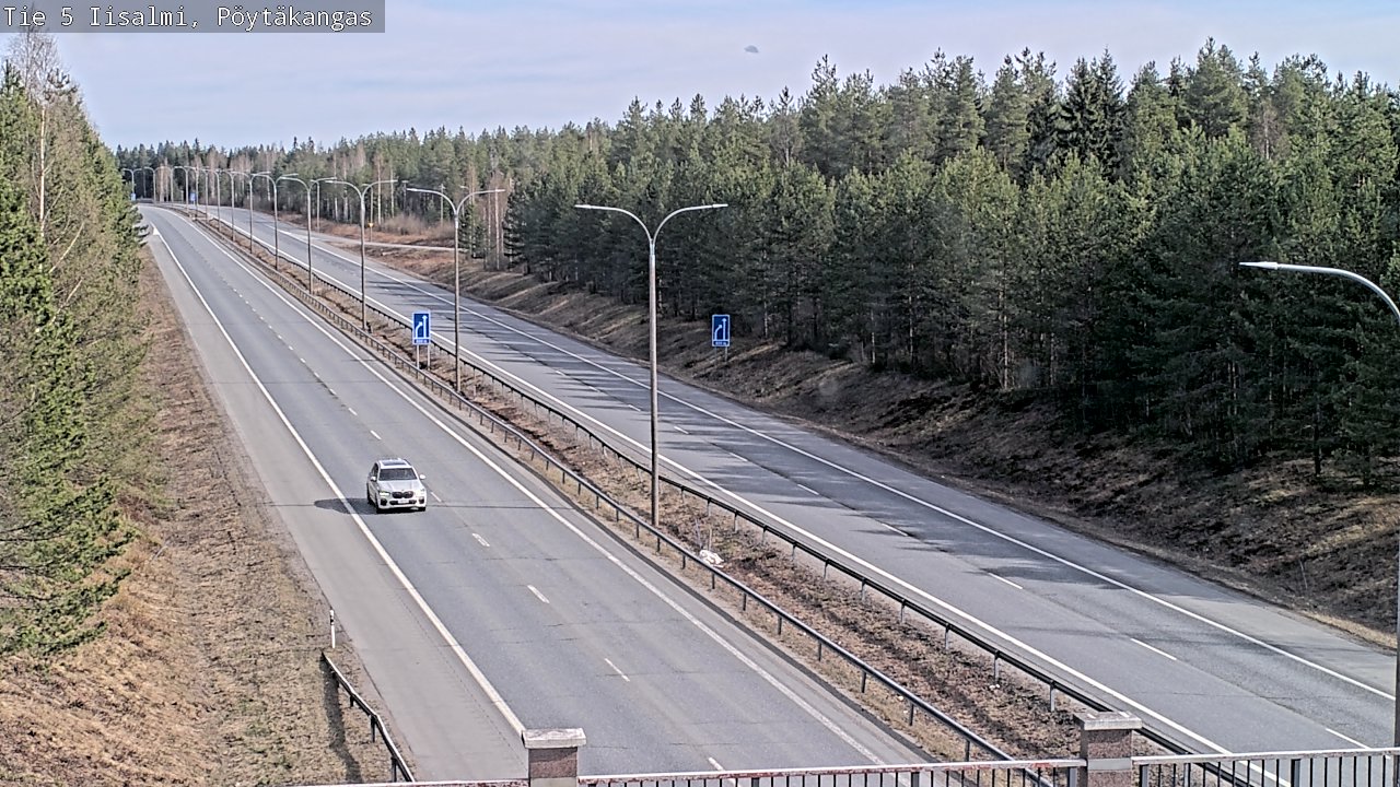 Weather Camera Image Väg 5 Idensalmi, Pöytäkangas, Iisalmi, Pohjois-Savo