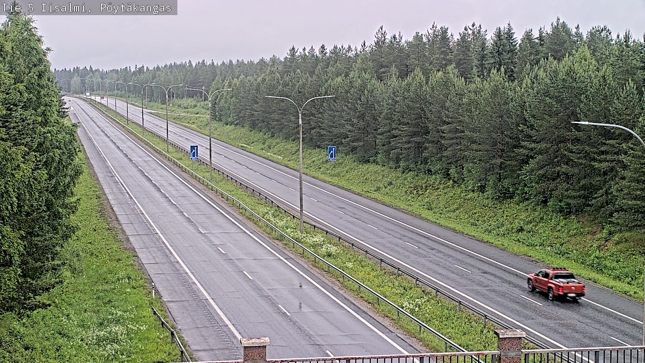 Weather Camera Image Väg 5 Idensalmi, Pöytäkangas, Iisalmi, Pohjois-Savo