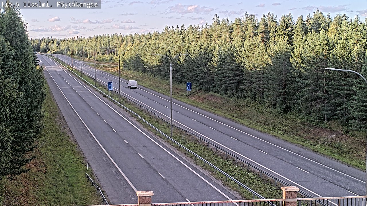 Weather Camera Image Road 5 Iisalmi, Pöytäkangas, Iisalmi, Pohjois-Savo