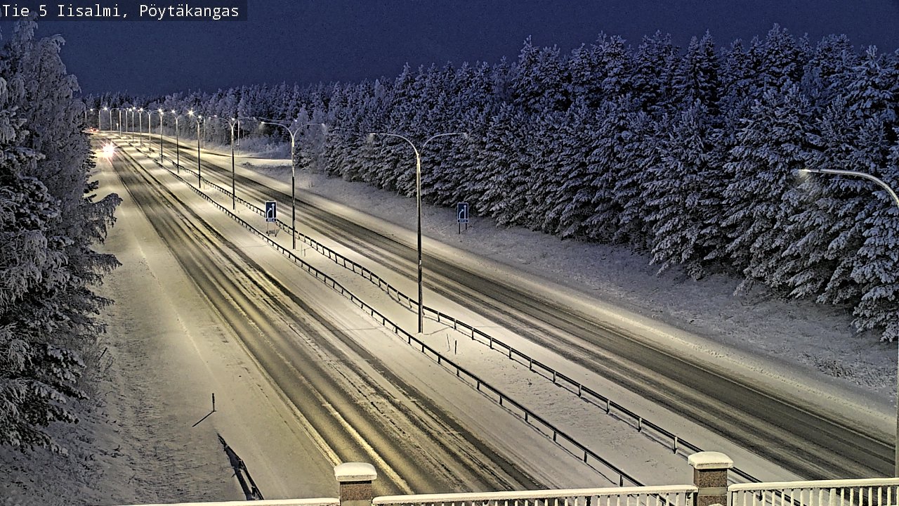 Weather Camera Image Väg 5 Idensalmi, Pöytäkangas, Iisalmi, Pohjois-Savo