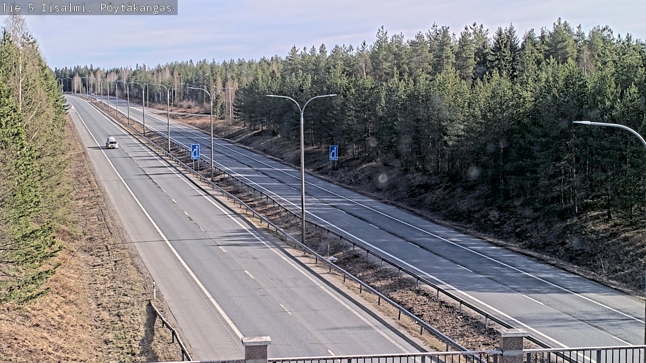 Weather Camera Image Väg 5 Idensalmi, Pöytäkangas, Iisalmi, Pohjois-Savo