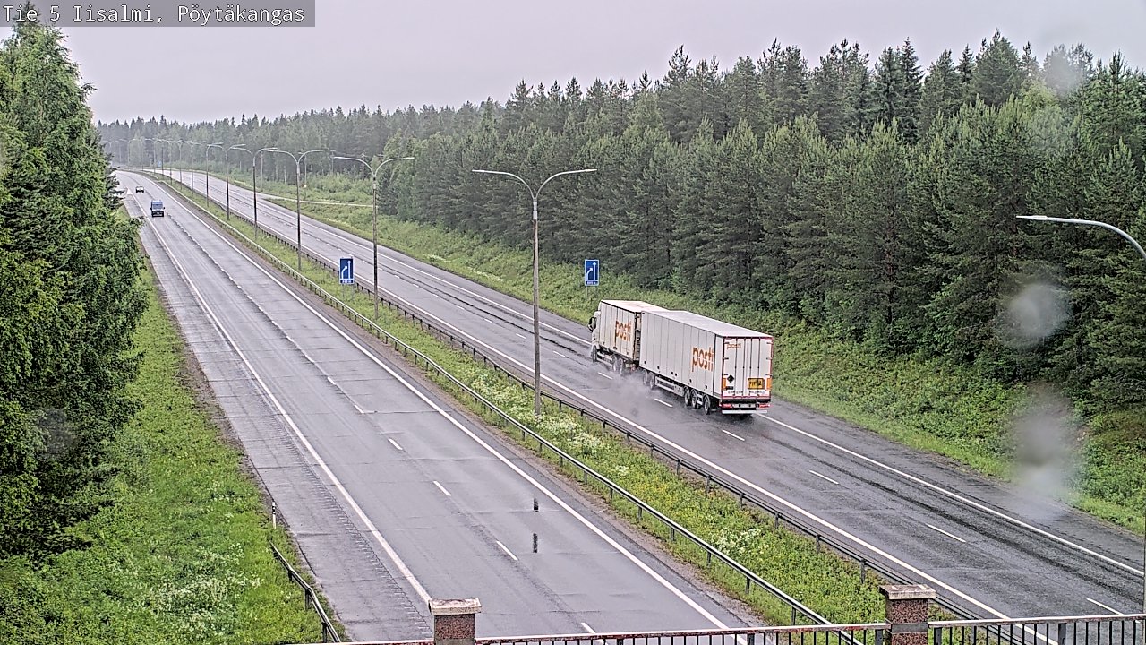 Weather Camera Image Väg 5 Idensalmi, Pöytäkangas, Iisalmi, Pohjois-Savo