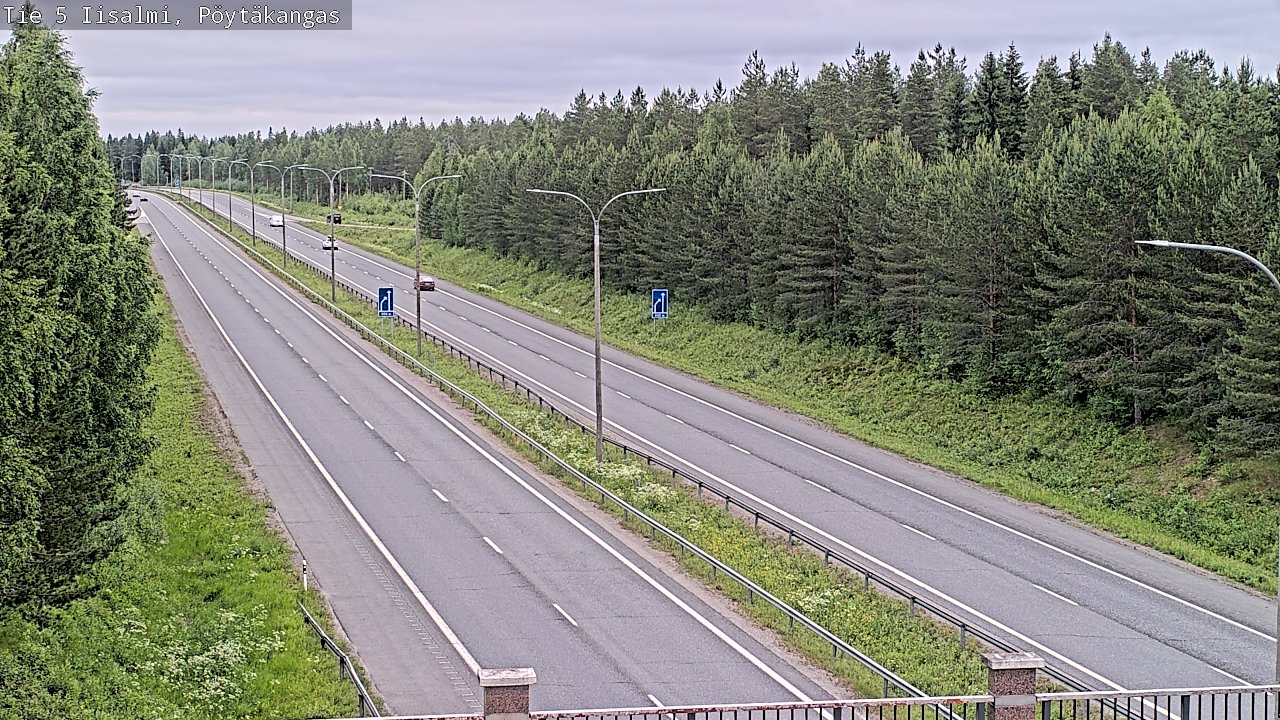 Kelikamerat Kuva Tie 5 Iisalmi, Pöytäkangas, Iisalmi, Pohjois-Savo