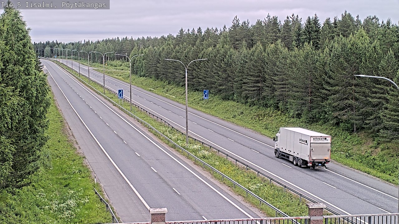 Kelikamerat Kuva Tie 5 Iisalmi, Pöytäkangas, Iisalmi, Pohjois-Savo