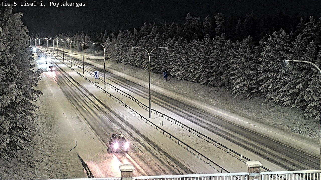 Weather Camera Image Väg 5 Idensalmi, Pöytäkangas, Iisalmi, Pohjois-Savo