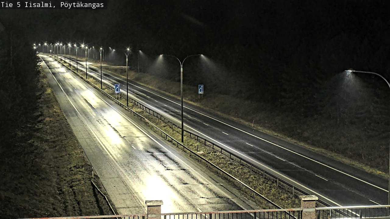 Weather Camera Image Road 5 Iisalmi, Pöytäkangas, Iisalmi, Pohjois-Savo