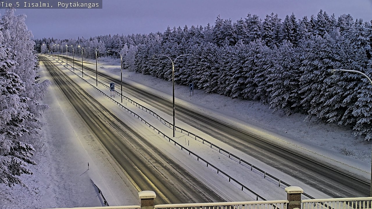 Weather Camera Image Väg 5 Idensalmi, Pöytäkangas, Iisalmi, Pohjois-Savo