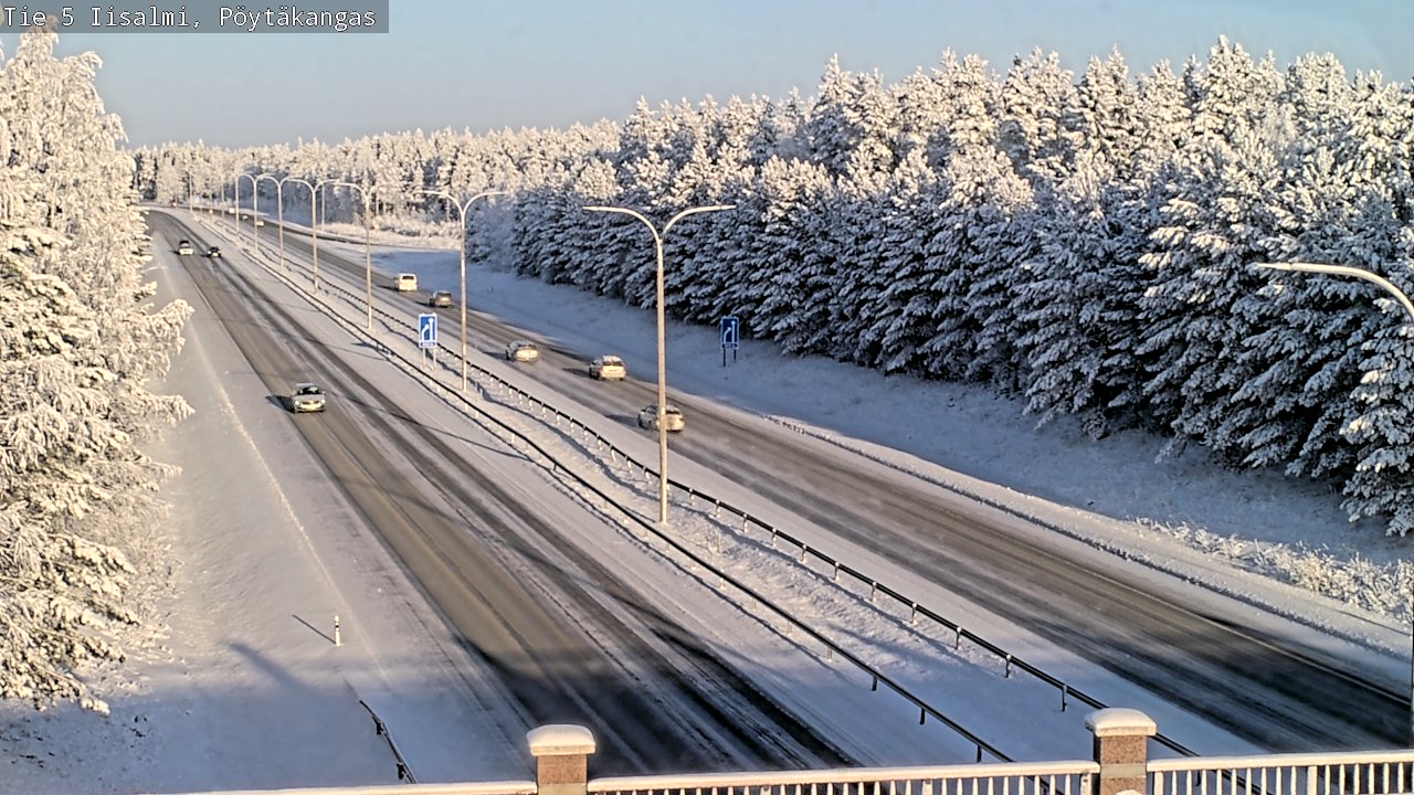 Weather Camera Image Väg 5 Idensalmi, Pöytäkangas, Iisalmi, Pohjois-Savo
