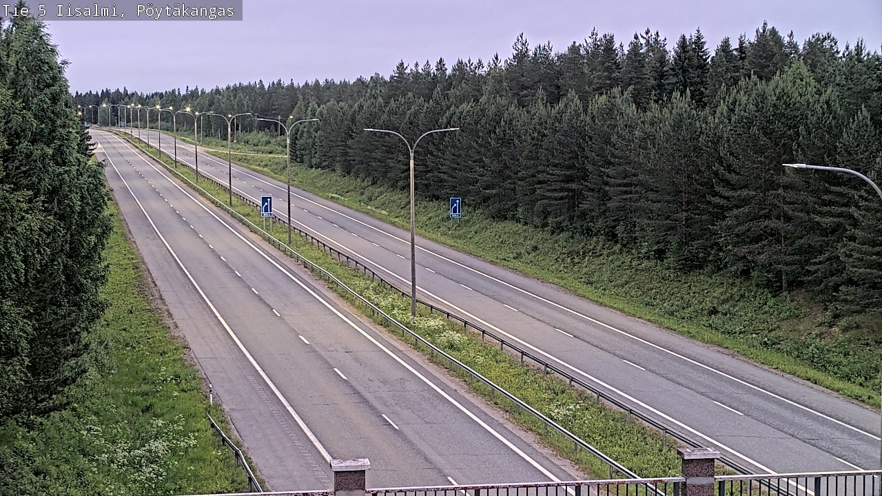 Kelikamerat Kuva Tie 5 Iisalmi, Pöytäkangas, Iisalmi, Pohjois-Savo
