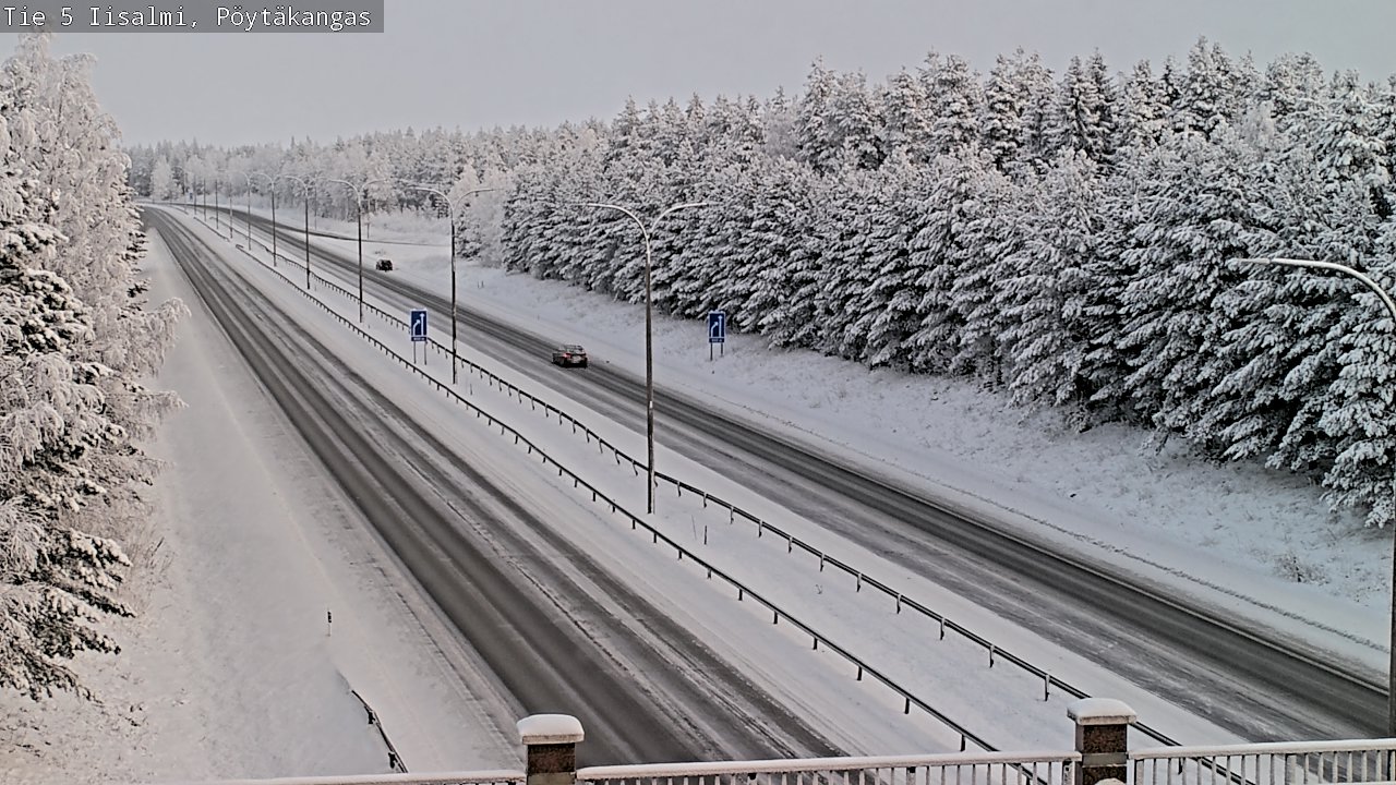 Weather Camera Image Väg 5 Idensalmi, Pöytäkangas, Iisalmi, Pohjois-Savo