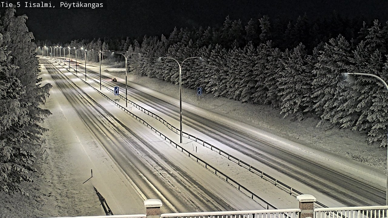 Weather Camera Image Väg 5 Idensalmi, Pöytäkangas, Iisalmi, Pohjois-Savo