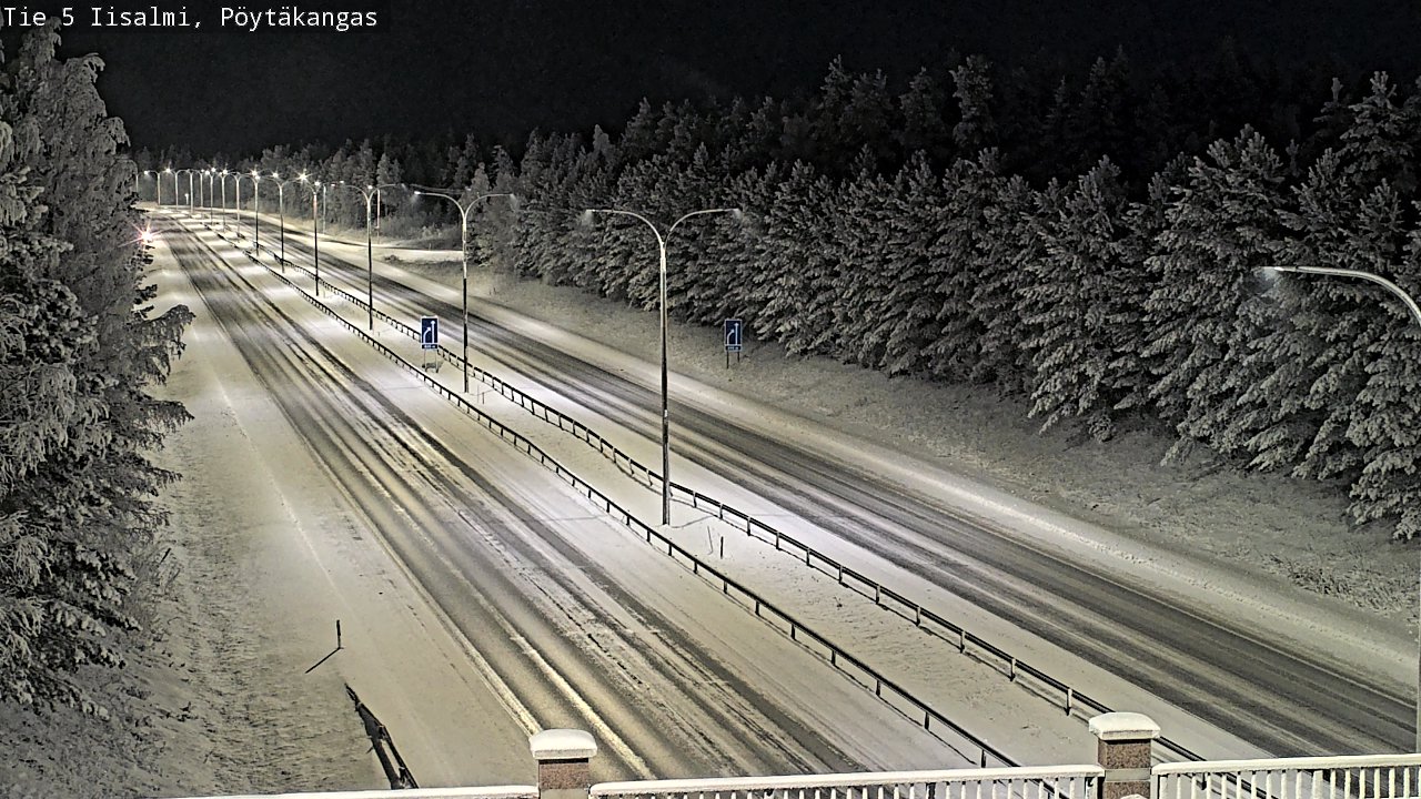 Weather Camera Image Väg 5 Idensalmi, Pöytäkangas, Iisalmi, Pohjois-Savo