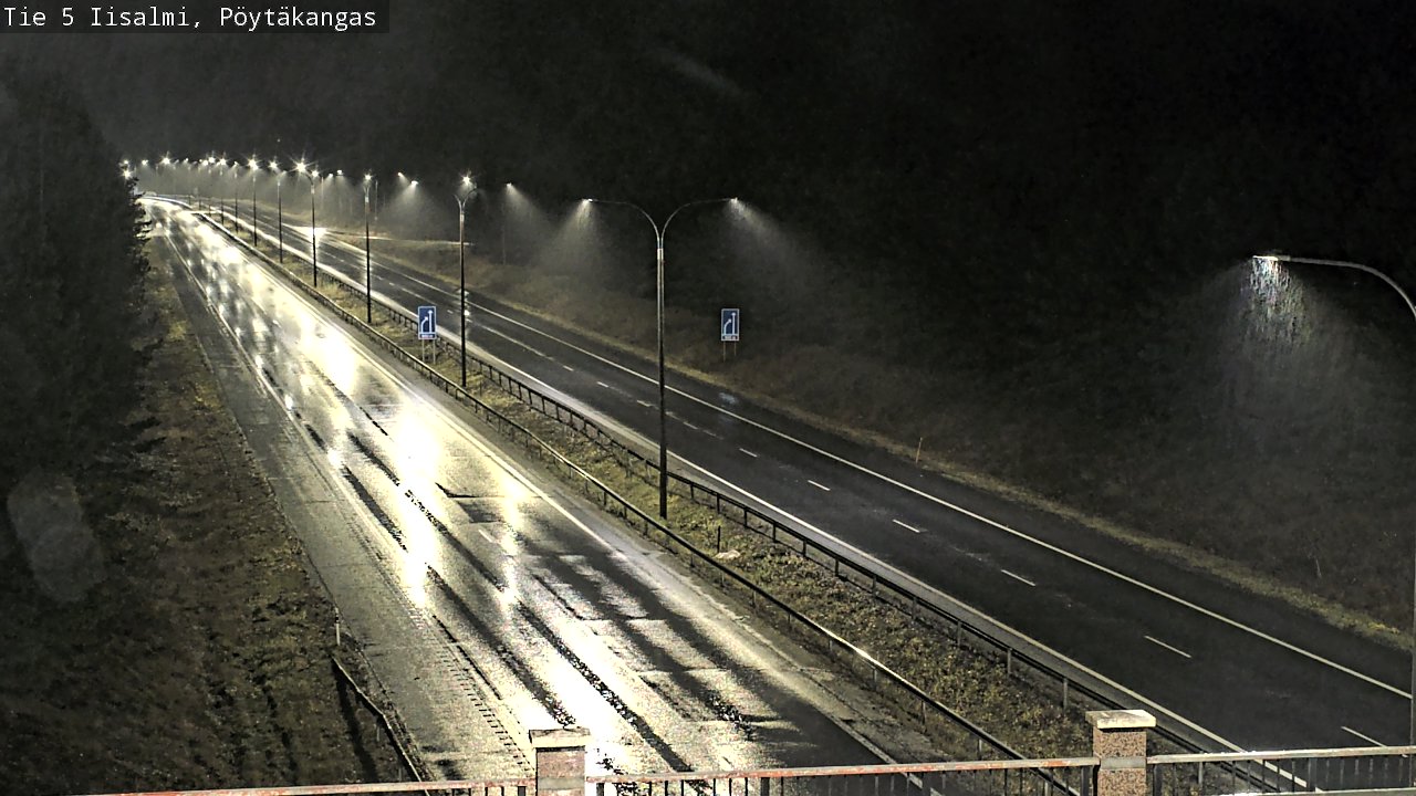 Weather Camera Image Road 5 Iisalmi, Pöytäkangas, Iisalmi, Pohjois-Savo