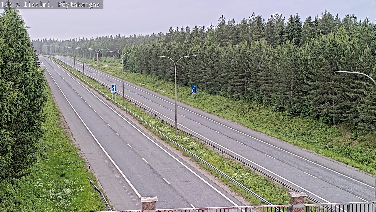 Kelikamerat Kuva Tie 5 Iisalmi, Pöytäkangas, Iisalmi, Pohjois-Savo