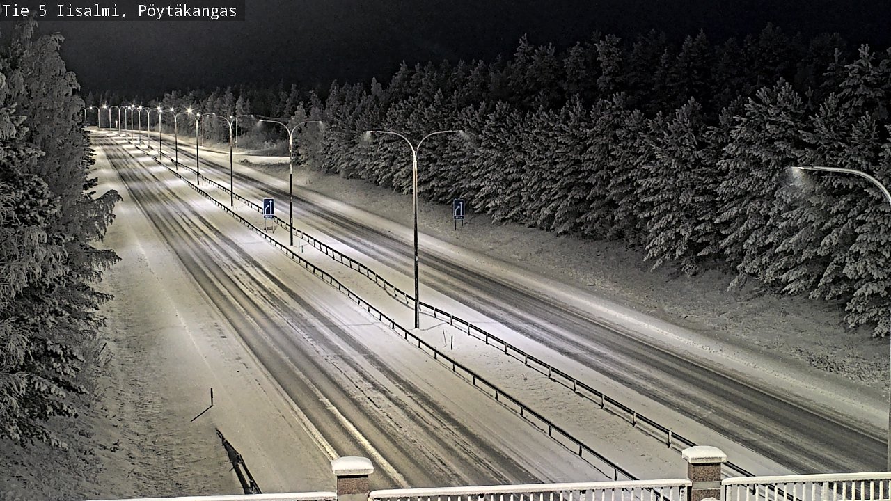 Weather Camera Image Väg 5 Idensalmi, Pöytäkangas, Iisalmi, Pohjois-Savo