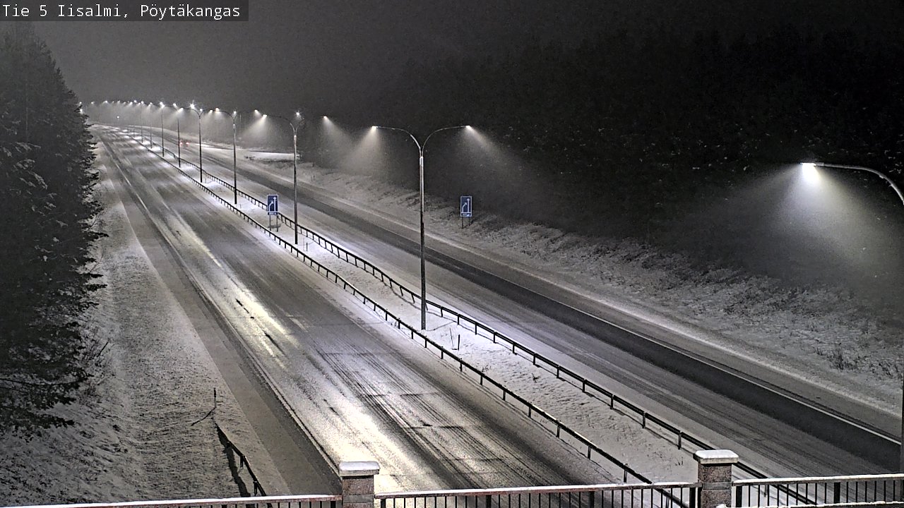 Weather Camera Image Road 5 Iisalmi, Pöytäkangas, Iisalmi, Pohjois-Savo