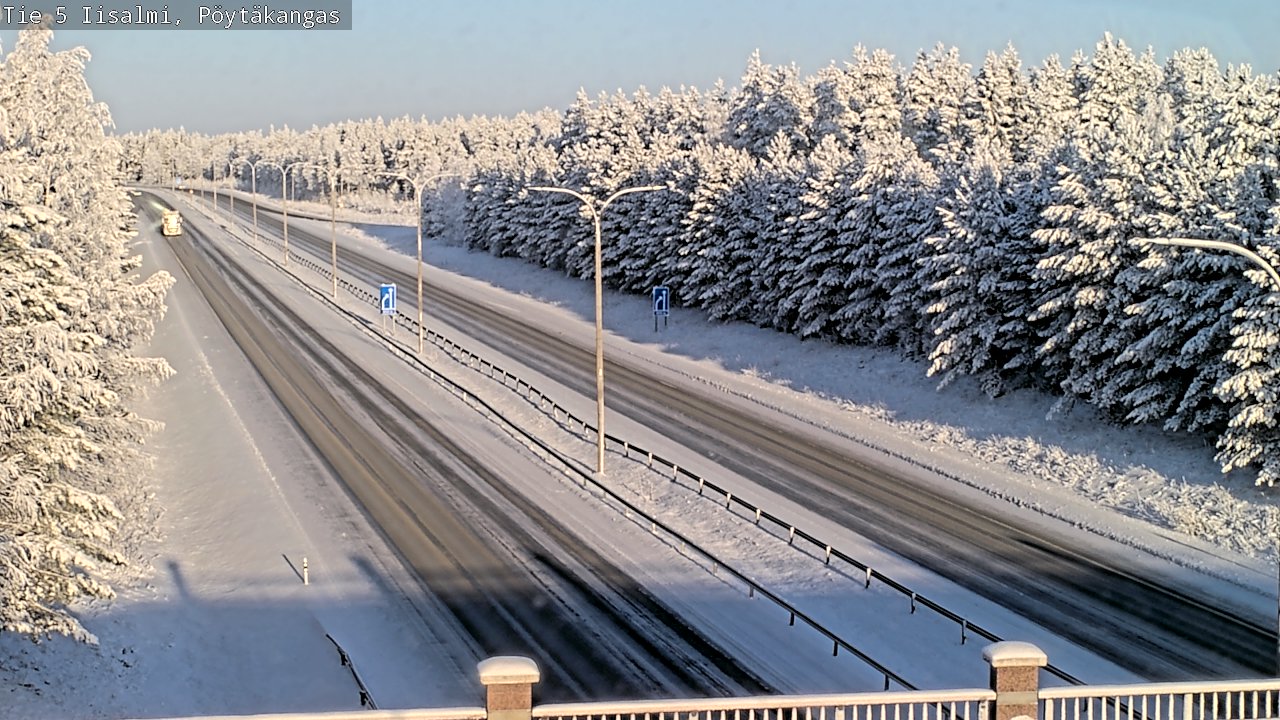Weather Camera Image Väg 5 Idensalmi, Pöytäkangas, Iisalmi, Pohjois-Savo