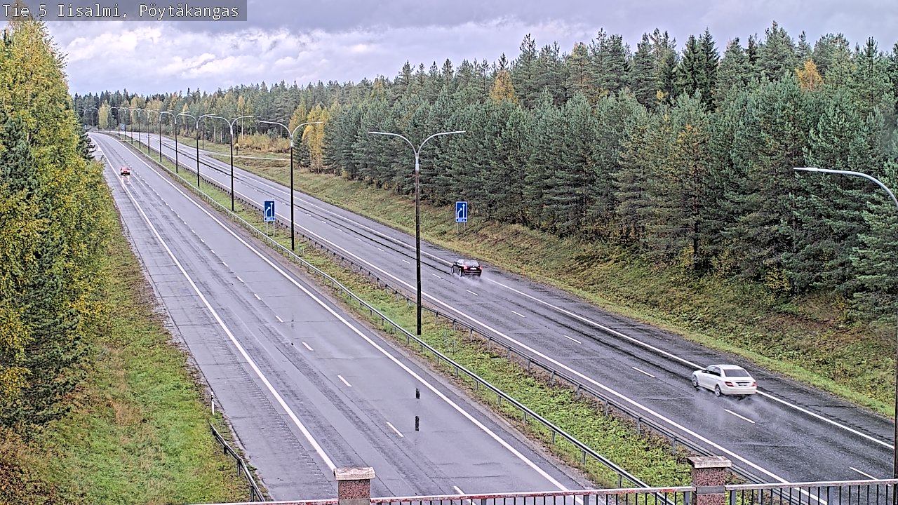 Weather Camera Image Road 5 Iisalmi, Pöytäkangas, Iisalmi, Pohjois-Savo