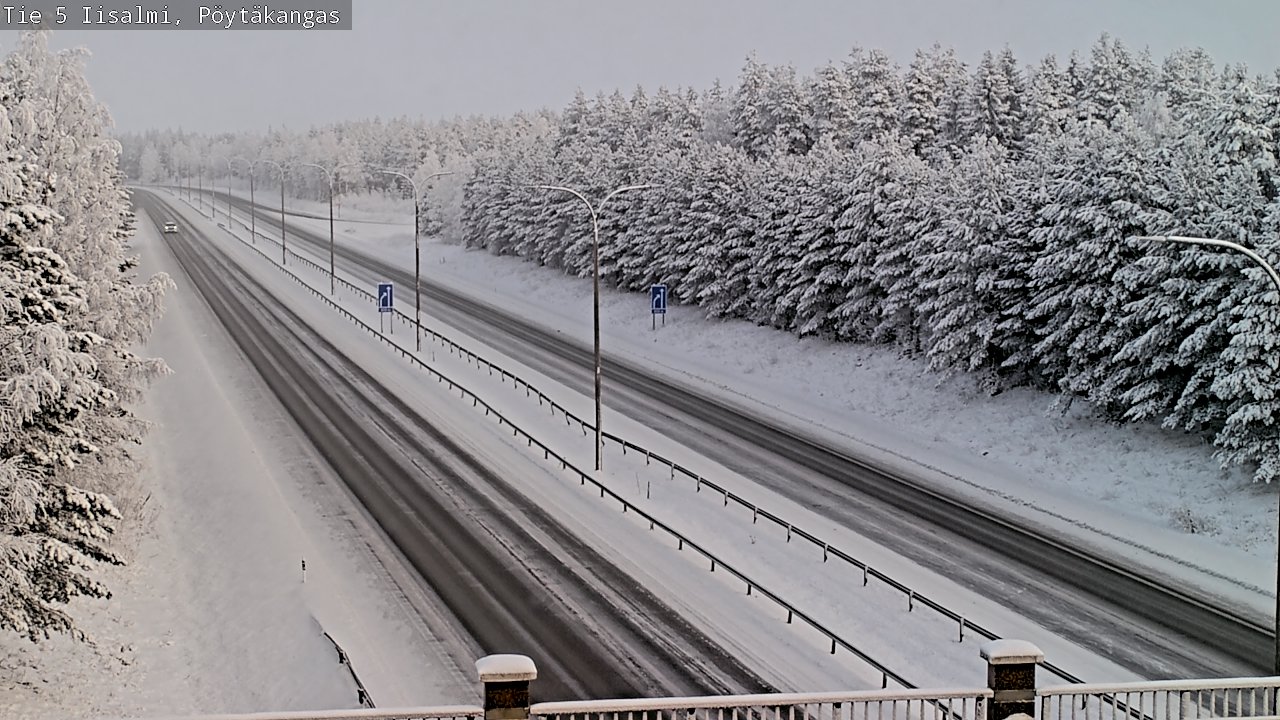 Weather Camera Image Väg 5 Idensalmi, Pöytäkangas, Iisalmi, Pohjois-Savo
