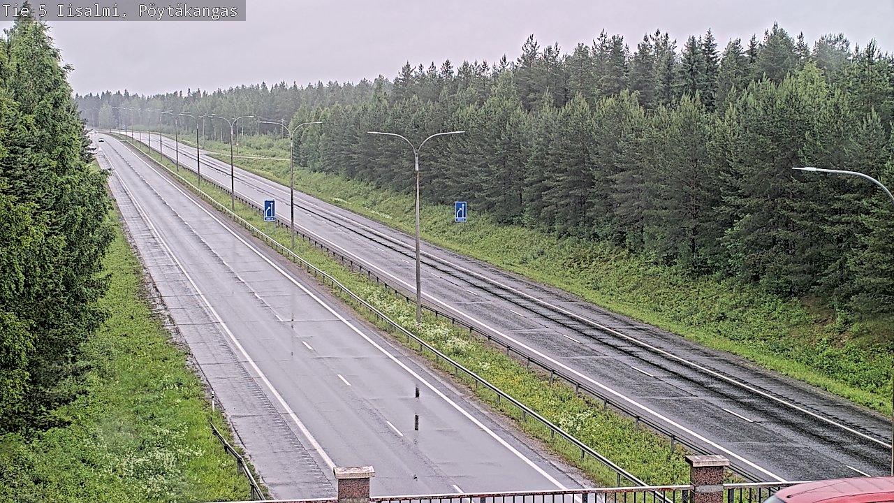 Weather Camera Image Väg 5 Idensalmi, Pöytäkangas, Iisalmi, Pohjois-Savo