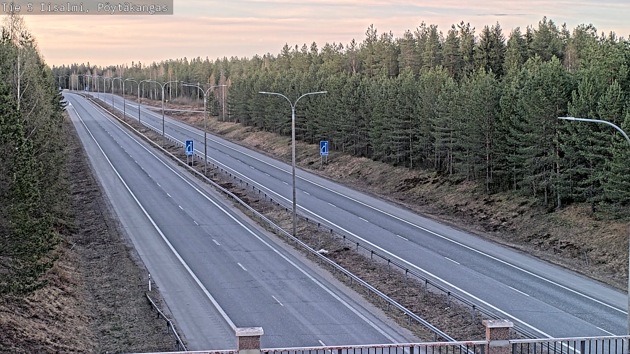 Weather Camera Image Väg 5 Idensalmi, Pöytäkangas, Iisalmi, Pohjois-Savo