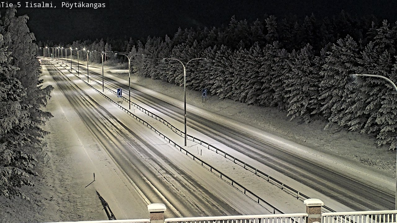 Weather Camera Image Väg 5 Idensalmi, Pöytäkangas, Iisalmi, Pohjois-Savo